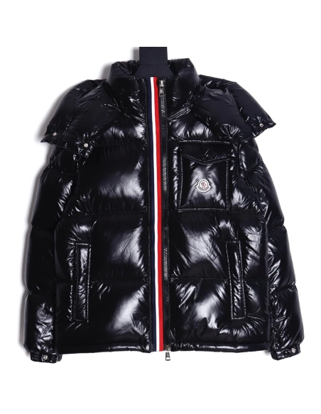 Moncler 23FW GRENOBLE series knitted patchwork down stand collar casual jacket,Moncler Jacket,Jacket,APPAREL