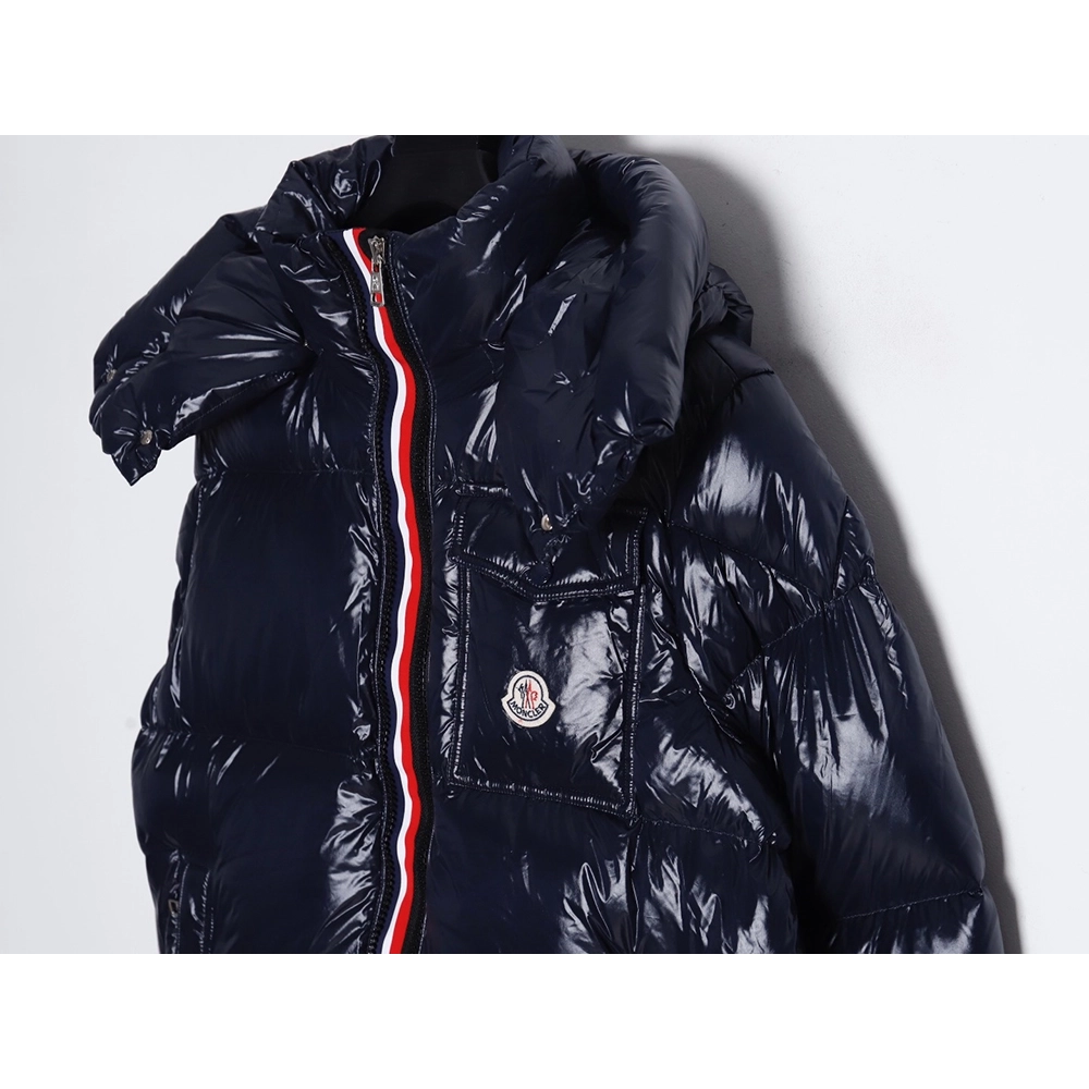Moncler 23FW GRENOBLE series knitted patchwork down stand collar casual jacket,Moncler Jacket,Jacket,APPAREL