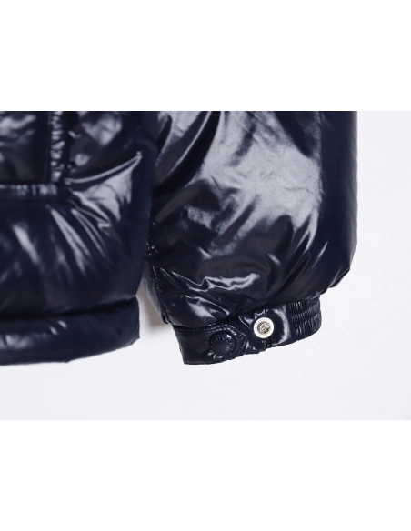 Moncler 23FW GRENOBLE series knitted patchwork down stand collar casual jacket,Moncler Jacket,Jacket,APPAREL