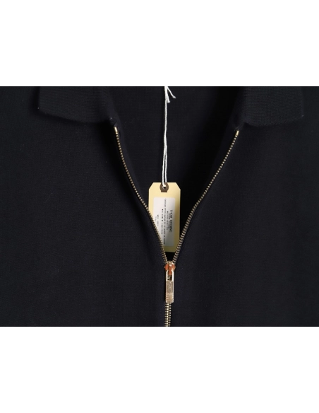 Thom Browne Zipup jacket with webbing sleeves TSK2,Thom Browne Jacket,Jacket,APPAREL