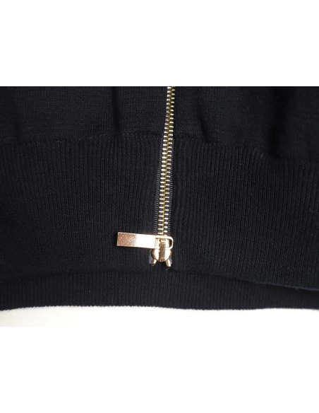 Thom Browne Zipup jacket with webbing sleeves TSK2,Thom Browne Jacket,Jacket,APPAREL