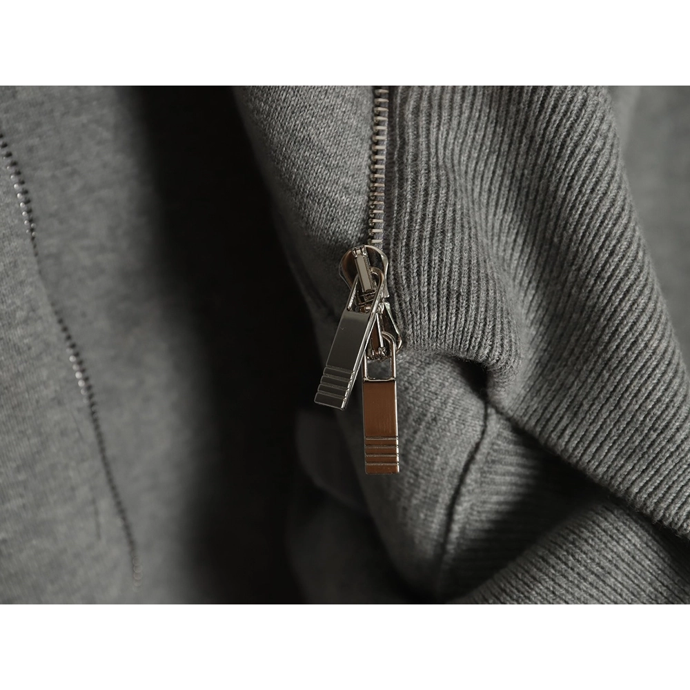 Thom Browne Zipup jacket with webbing sleeves TSK1,Thom Browne Jacket,Jacket,APPAREL