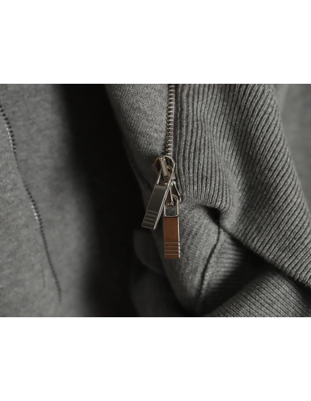 Thom Browne Zipup jacket with webbing sleeves TSK1,Thom Browne Jacket,Jacket,APPAREL