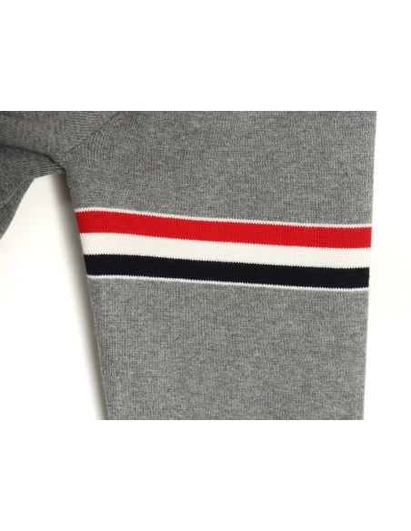 Thom Browne Zipup jacket with webbing sleeves TSK1,Thom Browne Jacket,Jacket,APPAREL