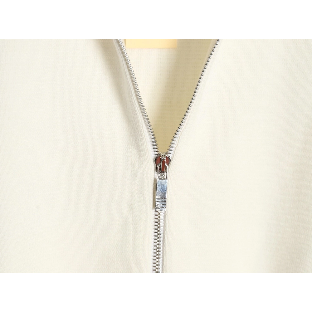 Thom Browne Zipup jacket with webbing sleeves,Thom Browne Jacket,Jacket,APPAREL