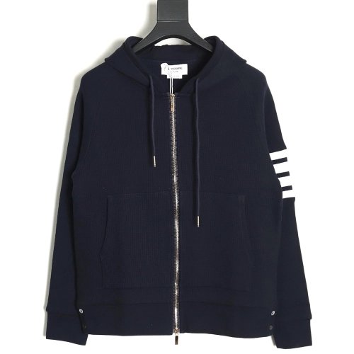 Thom Browne Classic Waffle Jacket TSK3,Thom Browne Jacket,Jacket,APPAREL