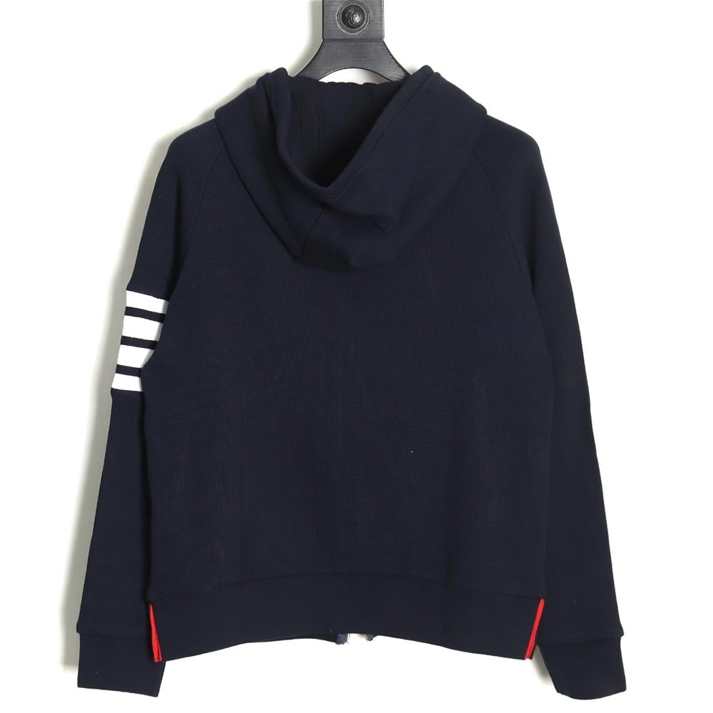 Thom Browne Classic Waffle Jacket TSK3,Thom Browne Jacket,Jacket,APPAREL