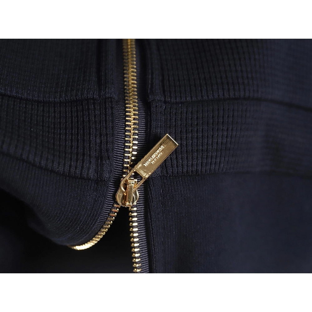 Thom Browne Classic Waffle Jacket TSK3,Thom Browne Jacket,Jacket,APPAREL