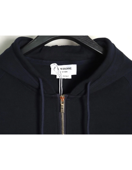 Thom Browne Classic Waffle Jacket TSK3,Thom Browne Jacket,Jacket,APPAREL