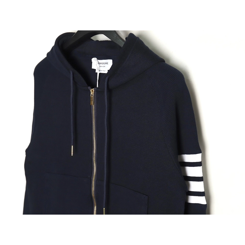 Thom Browne Classic Waffle Jacket TSK3,Thom Browne Jacket,Jacket,APPAREL