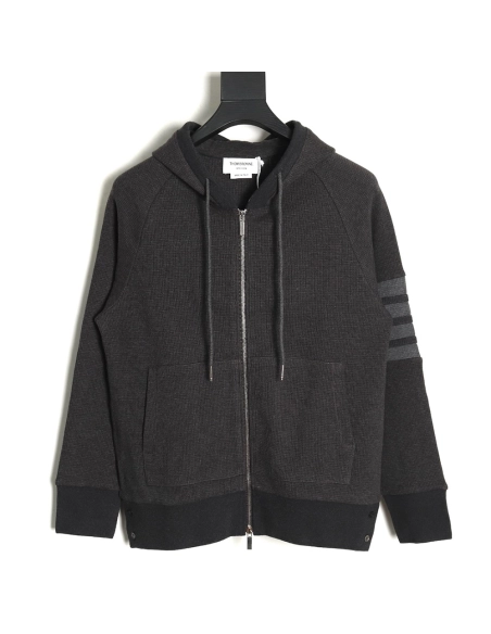 Thom Browne Classic Waffle Jacket TSK2,Thom Browne Jacket,Jacket,APPAREL