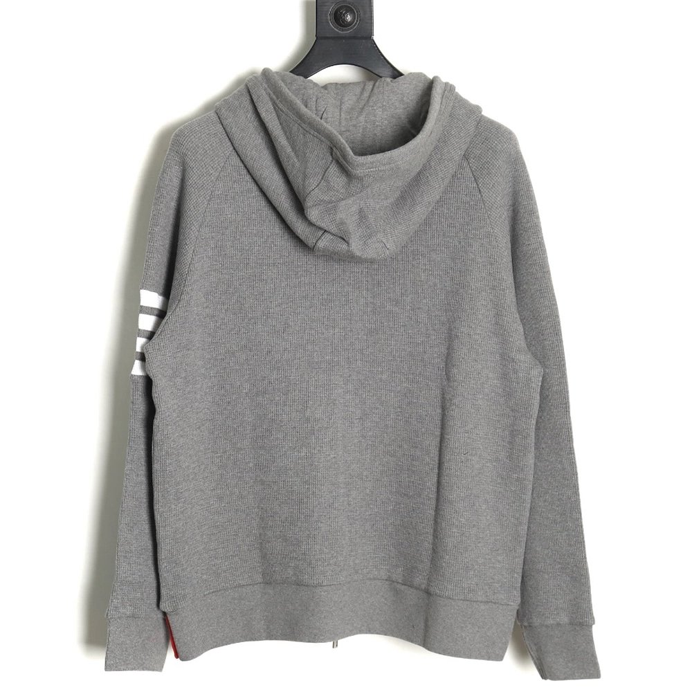 Thom Browne Classic Waffle Jacket TSK1,Thom Browne Jacket,Jacket,APPAREL