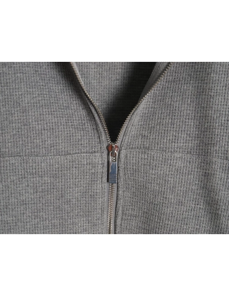 Thom Browne Classic Waffle Jacket TSK1,Thom Browne Jacket,Jacket,APPAREL