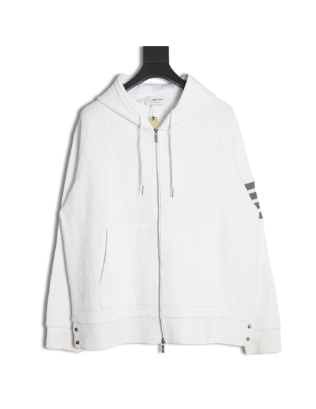 Thom Browne Classic Waffle Jacket,Thom Browne Jacket,Jacket,APPAREL