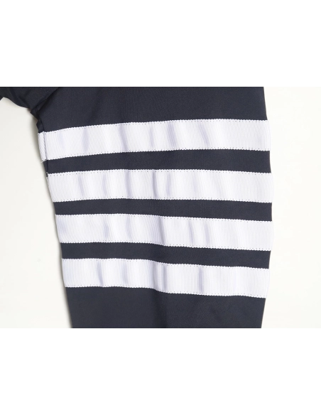 Thom Browne Nylon White Four Stripe Shirt Jacket TSK1,Thom Browne Jacket,Jacket,APPAREL