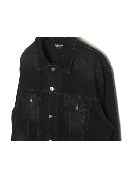 Balenciaga PARIS diamondcovered denim jacket,Balenciaga Jacket,Jacket,APPAREL