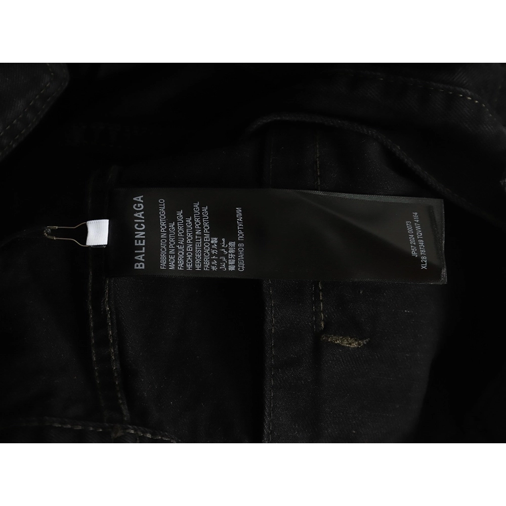 Balenciaga PARIS diamondcovered denim jacket,Balenciaga Jacket,Jacket,APPAREL