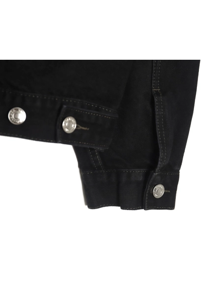 Balenciaga PARIS diamondcovered denim jacket,Balenciaga Jacket,Jacket,APPAREL