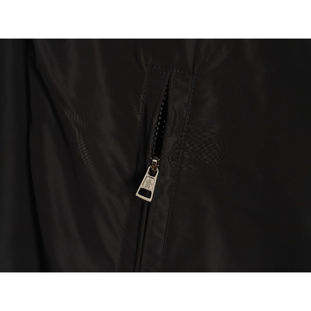 Moncler Tricolor Trim Sleeve Striped Hooded Jacket TSK1,Moncler Jacket,Jacket,APPAREL