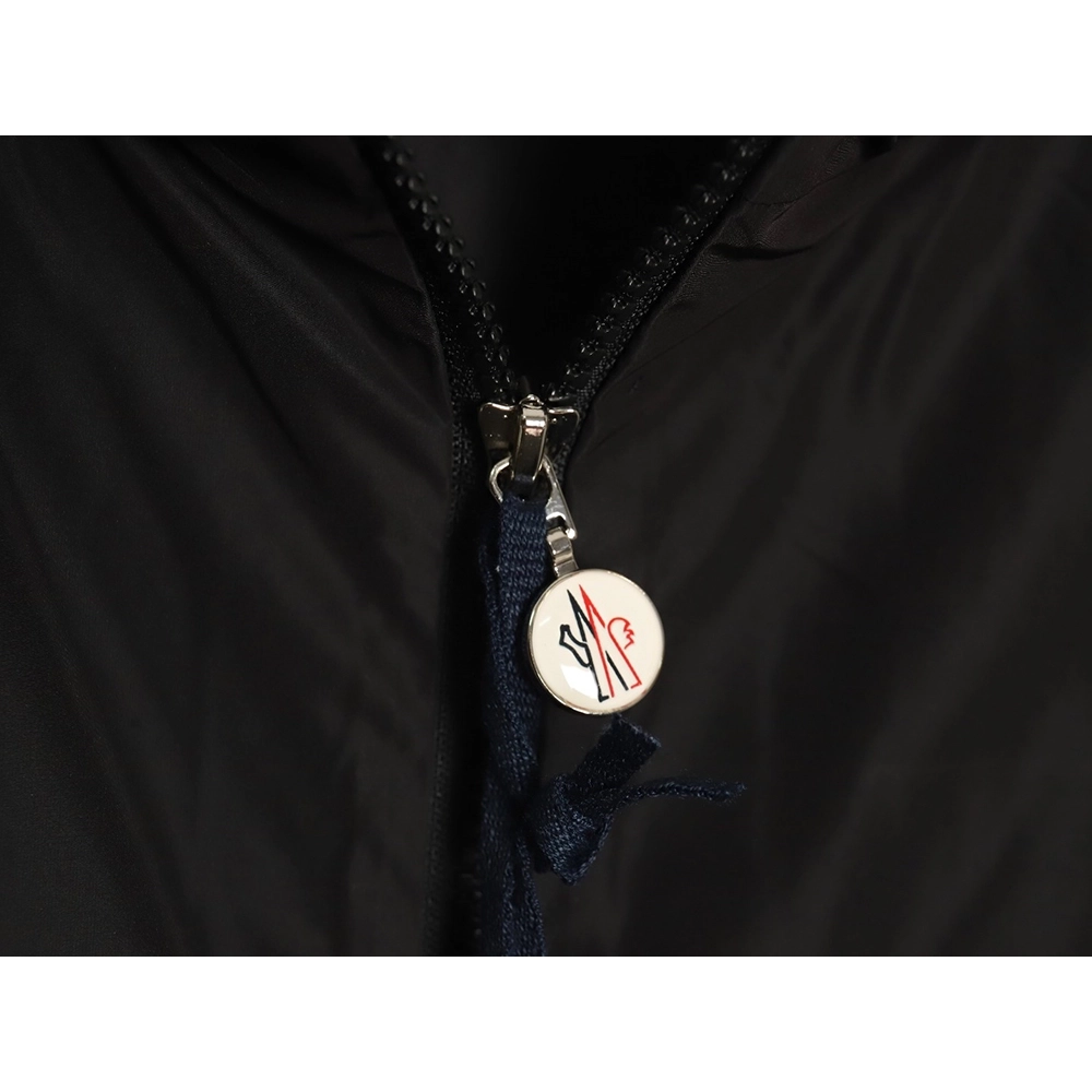 Moncler Tricolor Trim Sleeve Striped Hooded Jacket TSK1,Moncler Jacket,Jacket,APPAREL