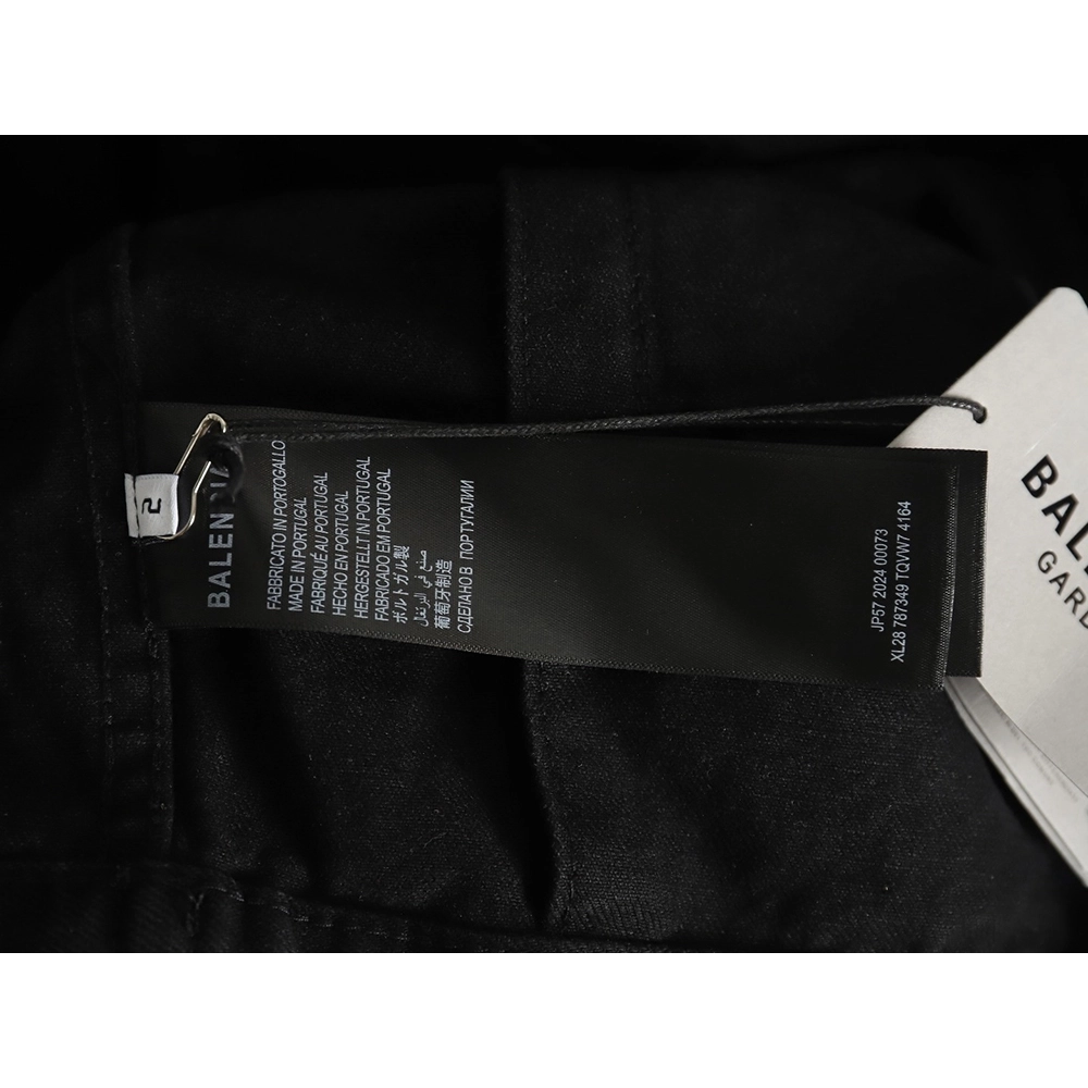 Balenciaga Double BB print denim jacket on back,Balenciaga Jacket,Jacket,APPAREL