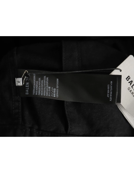 Balenciaga Double BB print denim jacket on back,Balenciaga Jacket,Jacket,APPAREL