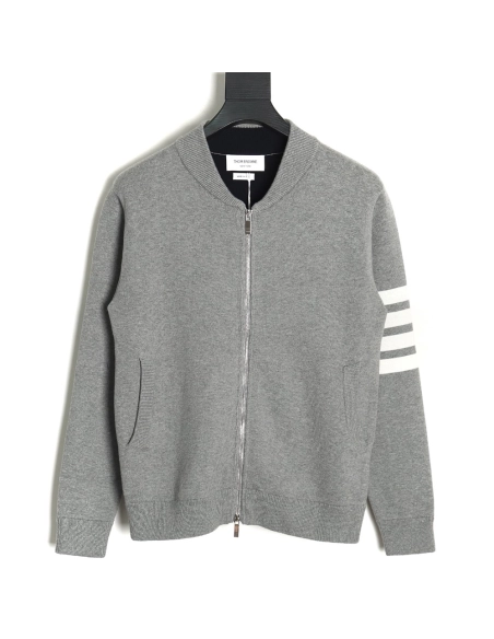 Thom Browne Crab Zip Baseball Jacket,Thom Browne Jacket,Jacket,APPAREL