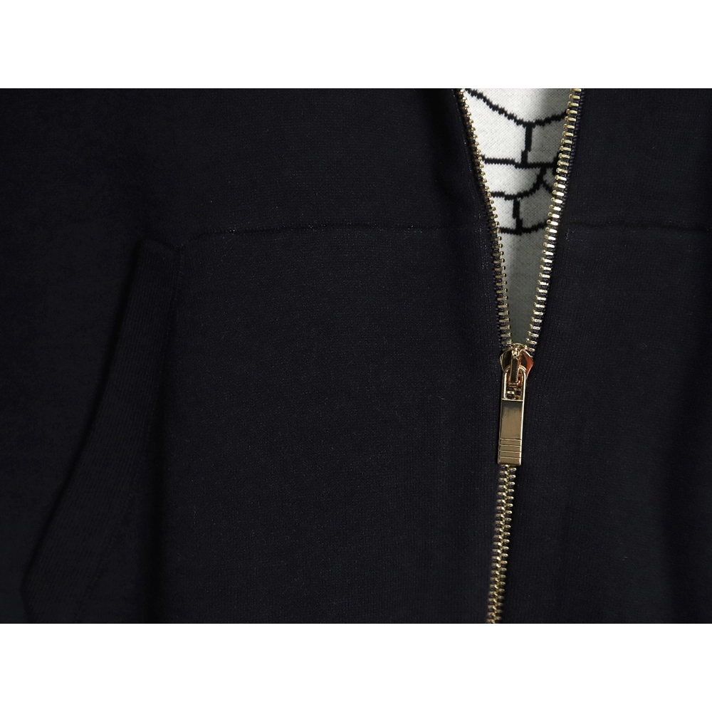 Thom Browne Submarine Knit Hooded Jacket TSK1,Thom Browne Jacket,Jacket,APPAREL