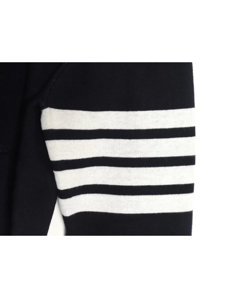 Thom Browne Submarine Knit Hooded Jacket TSK1,Thom Browne Jacket,Jacket,APPAREL