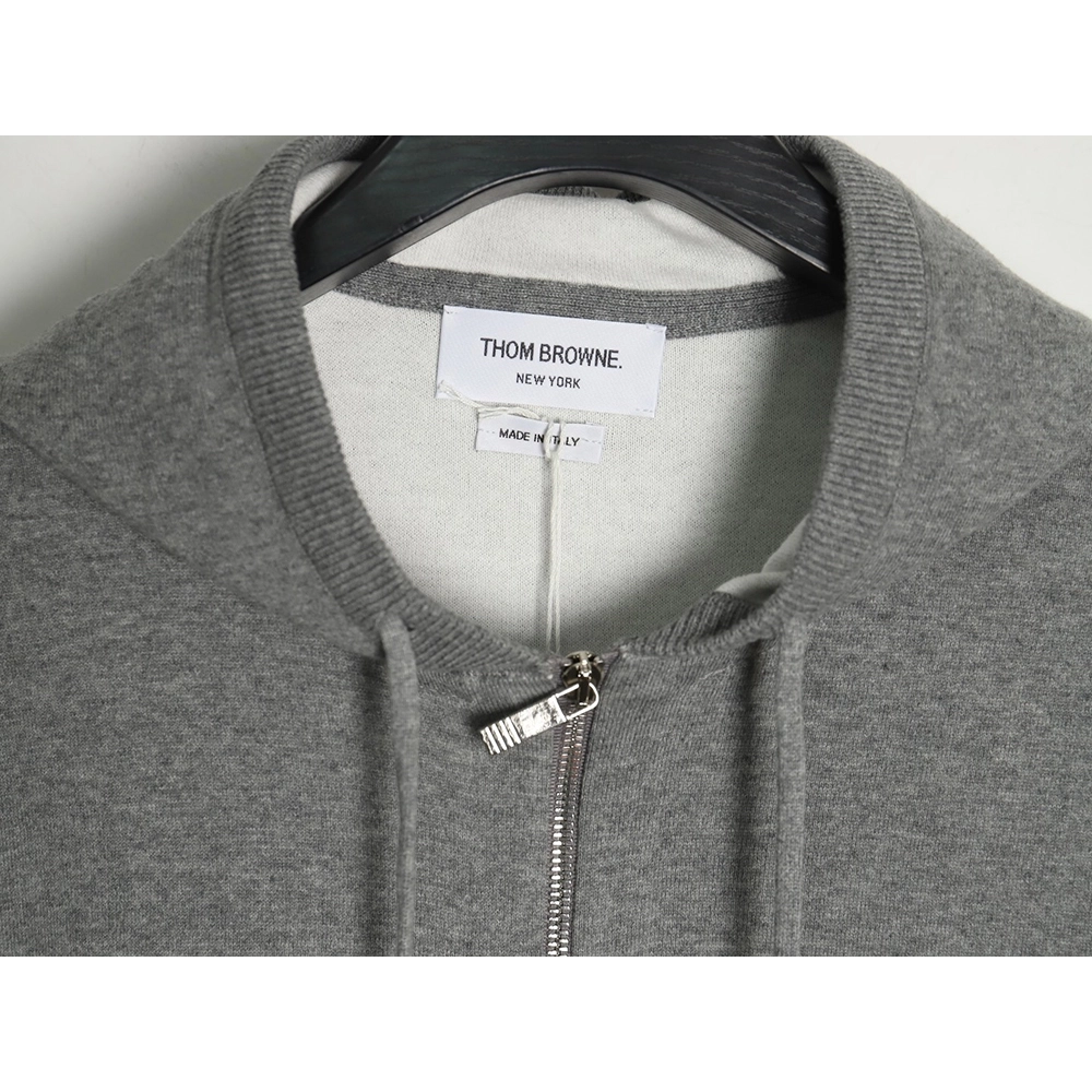 Thom Browne Submarine Knit Hooded Jacket,Thom Browne Jacket,Jacket,APPAREL