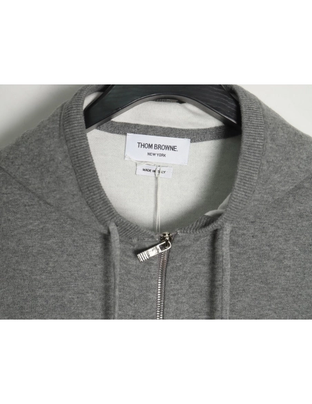 Thom Browne Submarine Knit Hooded Jacket,Thom Browne Jacket,Jacket,APPAREL
