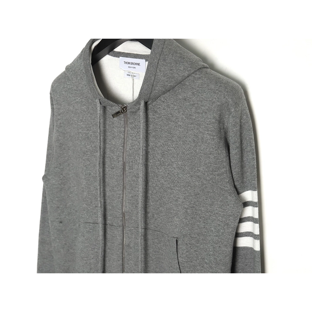 Thom Browne Submarine Knit Hooded Jacket,Thom Browne Jacket,Jacket,APPAREL