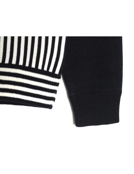 Thom Browne Striped Lapel Jacket TSK1,Thom Browne Jacket,Jacket,APPAREL