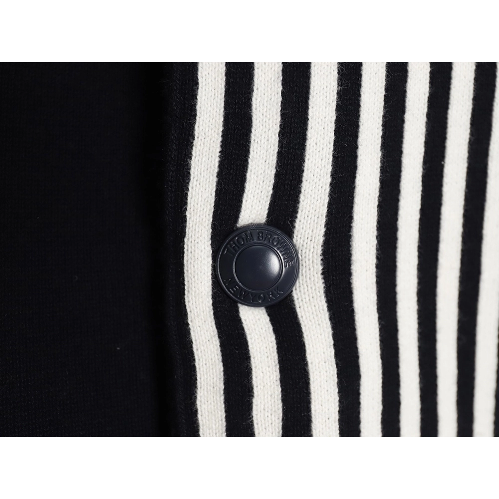 Thom Browne Striped Lapel Jacket TSK1,Thom Browne Jacket,Jacket,APPAREL