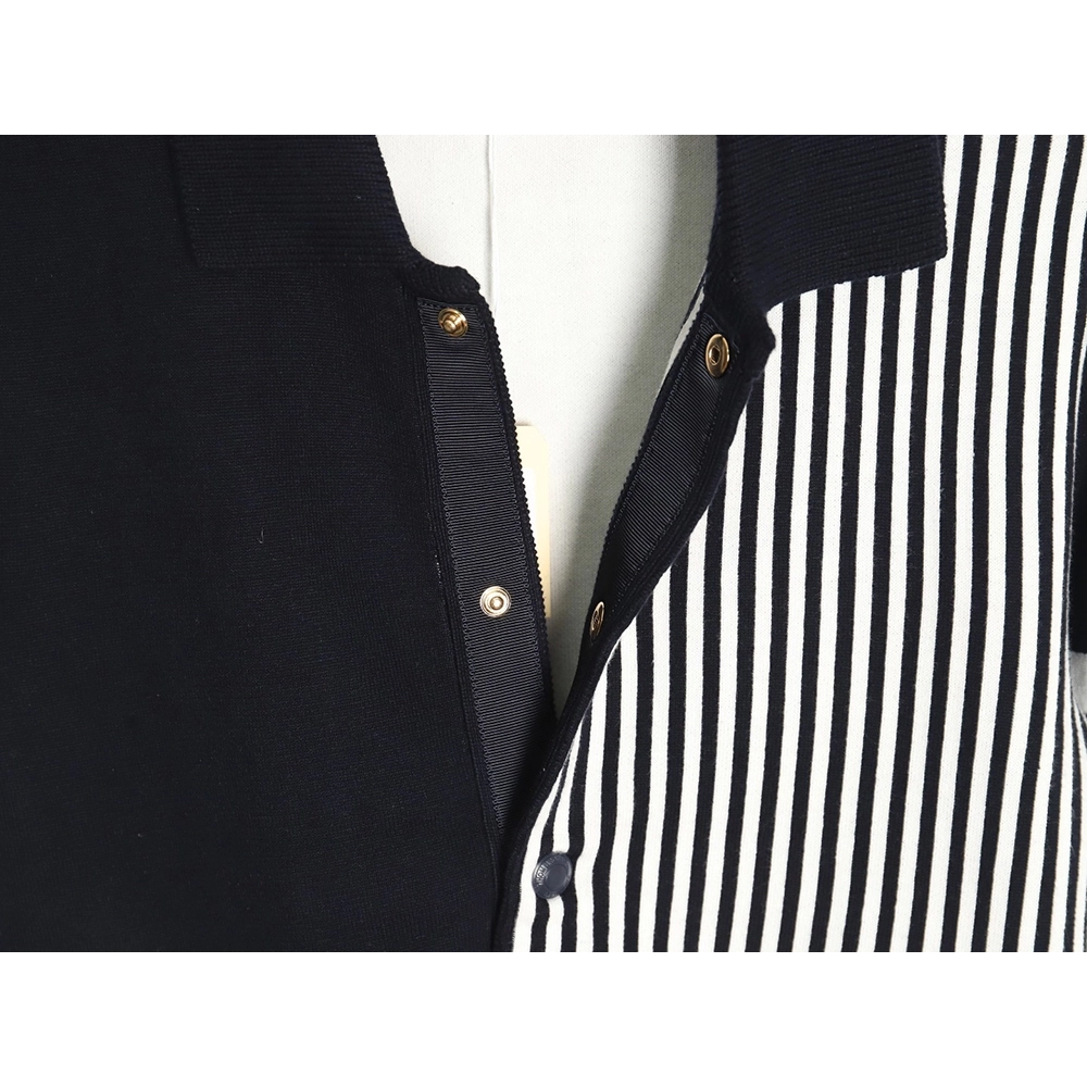 Thom Browne Striped Lapel Jacket TSK1,Thom Browne Jacket,Jacket,APPAREL