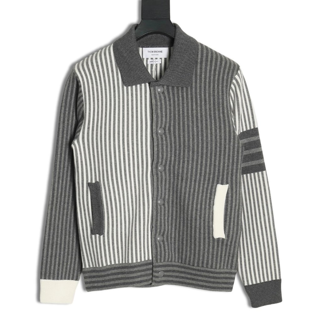 Thom Browne Striped Lapel Jacket,Thom Browne Jacket,Jacket,APPAREL