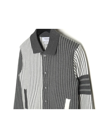 Thom Browne Striped Lapel Jacket,Thom Browne Jacket,Jacket,APPAREL