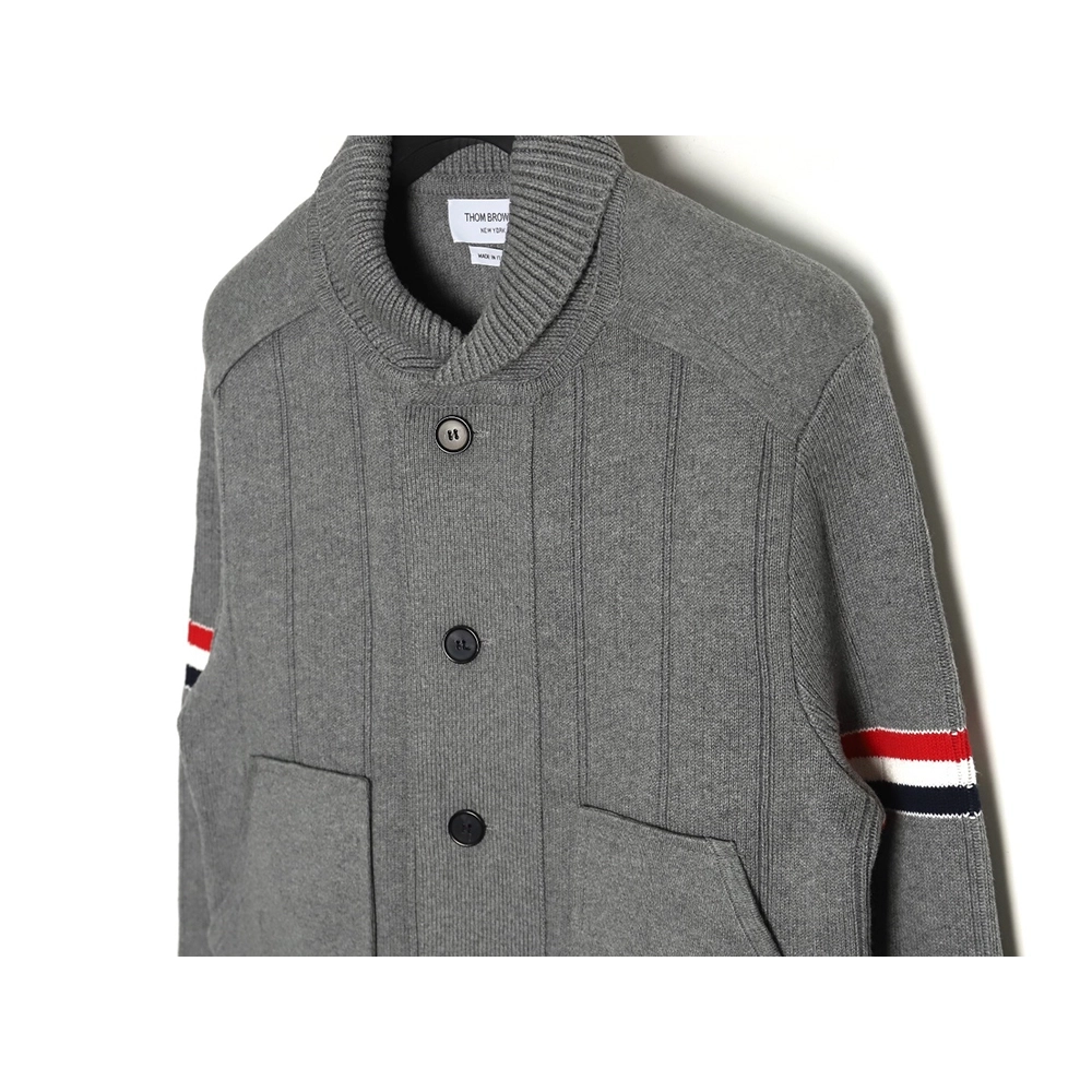 Thom Browne Vertical Striped Jacket,Thom Browne Jacket,Jacket,APPAREL