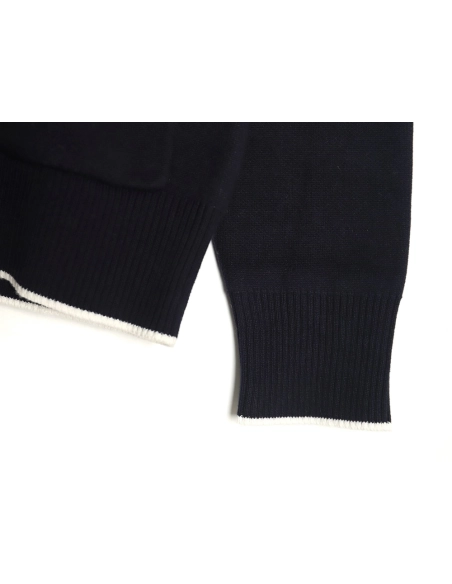 Thom Browne Diamond Dachshund Hooded Knitted Jacket TSK1,Thom Browne Jacket,Jacket,APPAREL