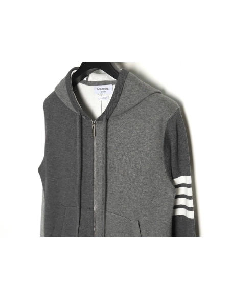 Thom Browne Golden Turtle Knitted Hooded Jacket,Thom Browne Jacket,Jacket,APPAREL