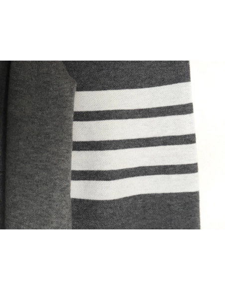 Thom Browne Golden Turtle Knitted Hooded Jacket,Thom Browne Jacket,Jacket,APPAREL