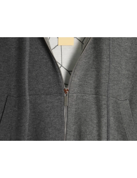 Thom Browne Golden Turtle Knitted Hooded Jacket,Thom Browne Jacket,Jacket,APPAREL