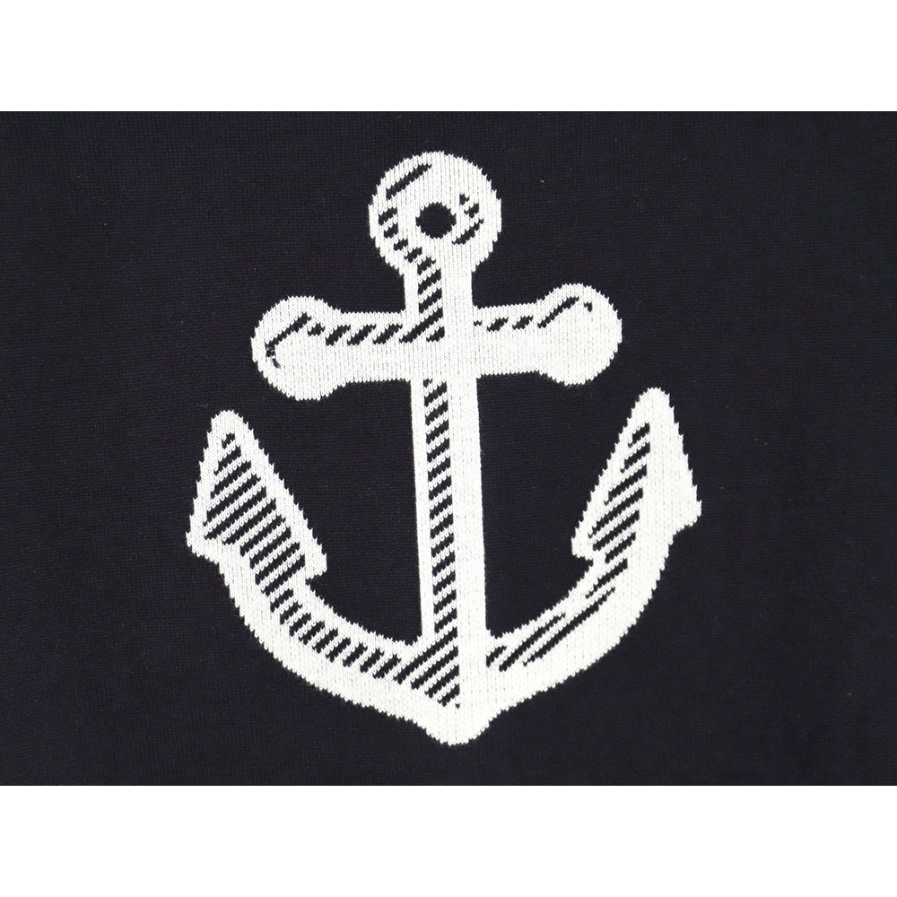 Thom Browne Anchor Baseball Jacket TSK1,Thom Browne Jacket,Jacket,APPAREL