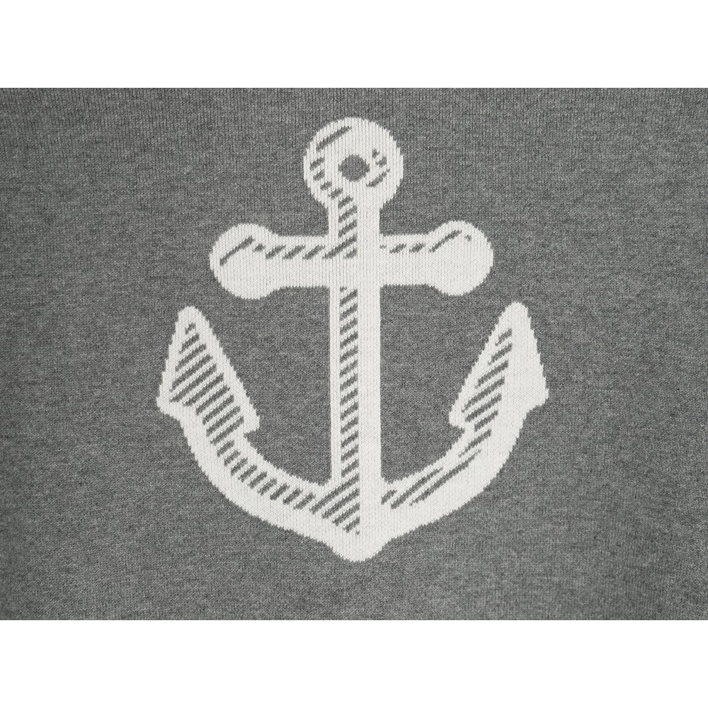 Thom Browne Anchor Baseball Jacket,Thom Browne Jacket,Jacket,APPAREL