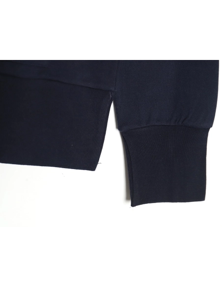 Thom Browne yarndyed drawstring zipper jacket TSK3,Thom Browne Jacket,Jacket,APPAREL