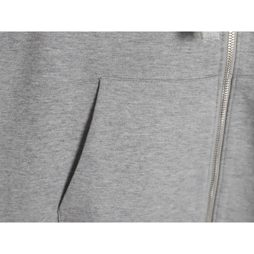 Thom Browne yarndyed drawstring zipper jacket TSK2,Thom Browne Jacket,Jacket,APPAREL