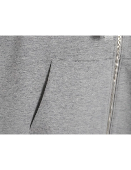 Thom Browne yarndyed drawstring zipper jacket TSK2,Thom Browne Jacket,Jacket,APPAREL