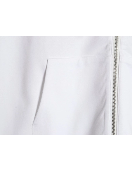 Thom Browne yarndyed drawstring zipper jacket TSK1,Thom Browne Jacket,Jacket,APPAREL