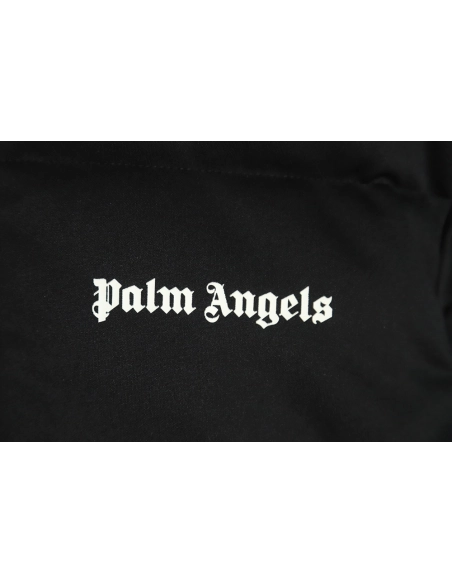 Moncler x Palm Angels joint logo color strip embroidered logo down jacket,Moncler Jacket,Jacket,APPAREL