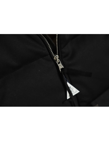 Moncler x Palm Angels joint logo color strip embroidered logo down jacket,Moncler Jacket,Jacket,APPAREL